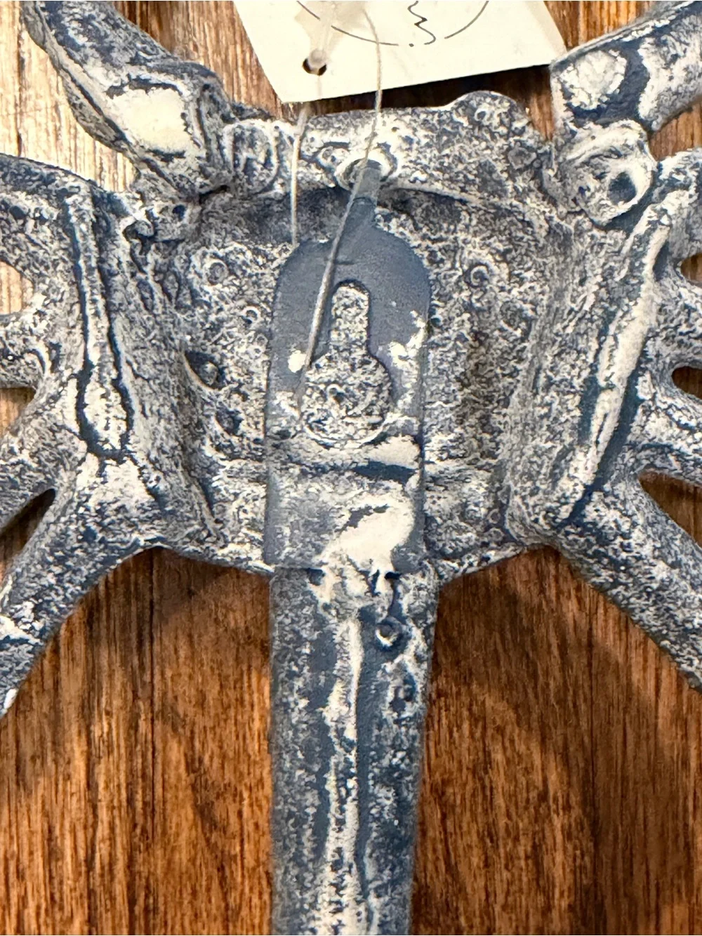 NWT Indaba Trading Coastal Cast Iron Blue Crab Wall Hook - Decorative Home Decor